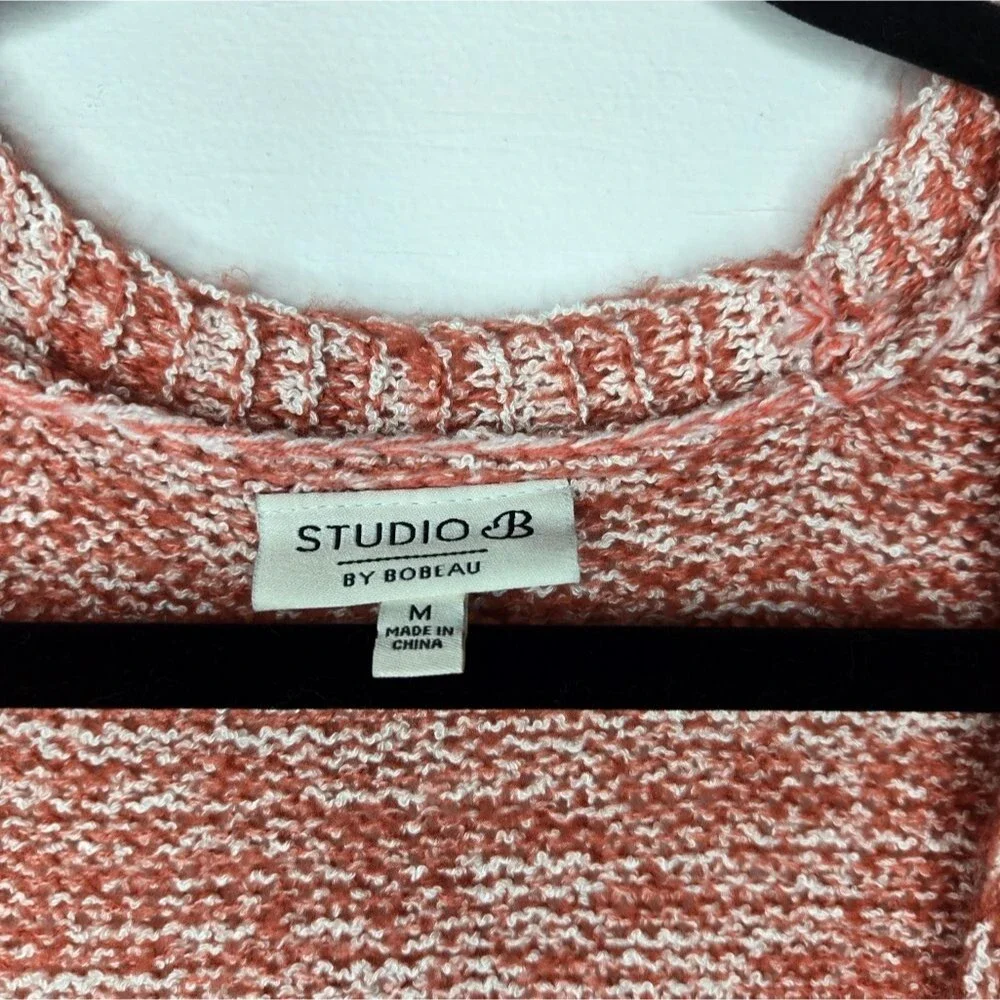 Studio B by Bobeau Longline Duster Length Open Cardigan Lightweight Knit Size M - Picture 5 of 11